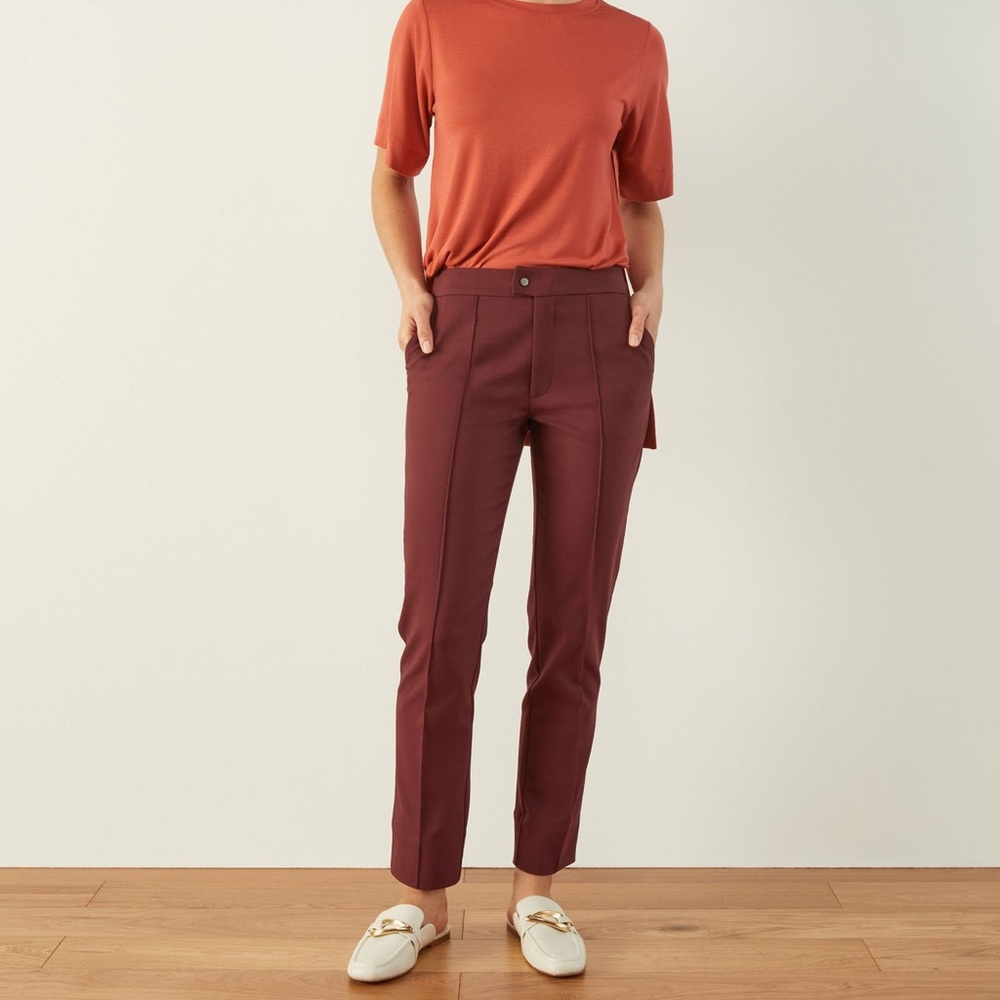 ADAY Rebellion Tailored Pants, Merlot